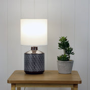 CELIA COFFEE - Coffee Ceramic Table Lamp