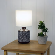 CELIA COFFEE - Coffee Ceramic Table Lamp