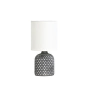 VERA GREY - Grey Ceramic Table Lamp