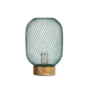 TILDA GREEN - Green Mesh Table Lamp