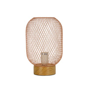 TILDA PINK - Pink Mesh Table Lamp