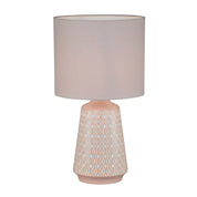 MOANA PINK - Ceramic Table Lamp with Shade Pink