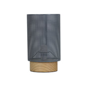 LENNY GREY - Mesh Bedside Lamp in Grey