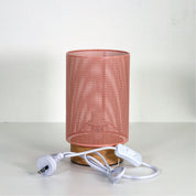 LENNY PINK - Mesh Bedside Lamp in Pink