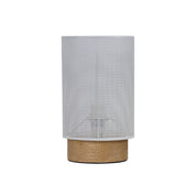 LENNY WHITE - Mesh Bedside Lamp in White