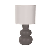 HOLLA GREY - Grey Ceramic Table Lamp