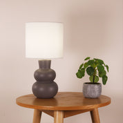 HOLLA GREY - Grey Ceramic Table Lamp