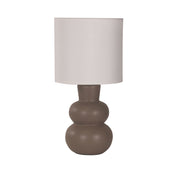 HOLLA TAUPE - Taupe Ceramic Table Lamp