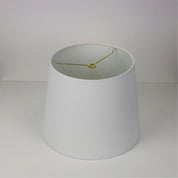 27CM HARP MOUNT WHITE - White Lamp Shade
