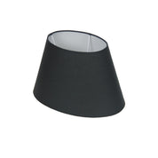 30cm Black Oval Shade - Tapered Oval Lamp Shade