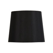 27cm Black Satin Shade - 27cm Satin-black Table Lamp Shade