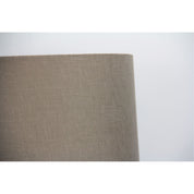30cm Drum Coffee Burlap Shade - Coffee-neutral Textured Drum Shade