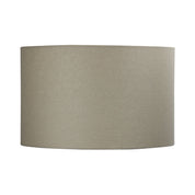 40cm Drum Canvas Burlap Shade - Neutral Textured Drum Shade