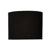 40CM DRUM SHADE BLACK - Medium-Large Poly Cotton Shade