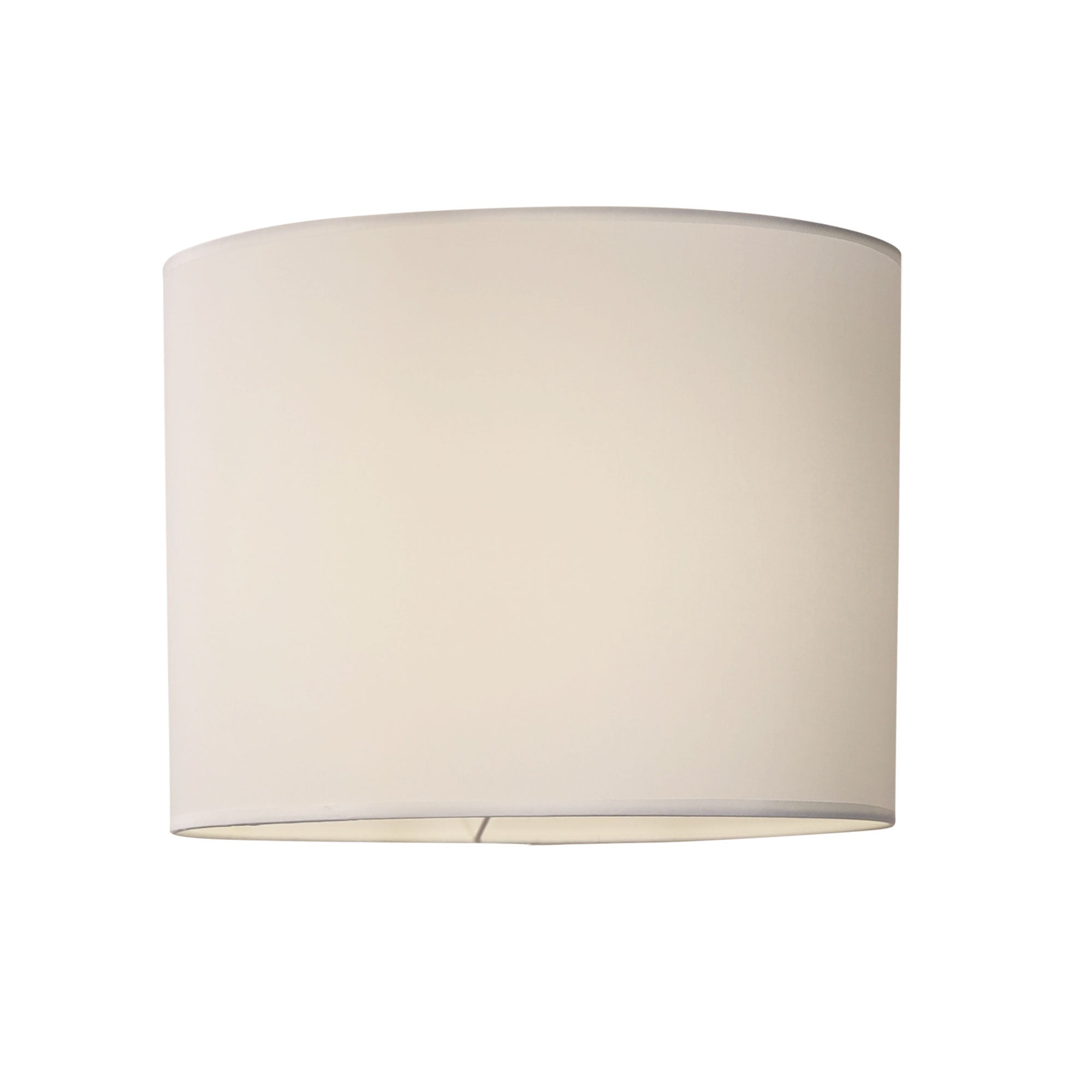 40CM DRUM SHADE WHITE - Medium-Large Poly Cotton Shade