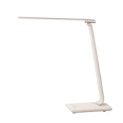 LUKE WHITE - Touch Dimming LED Lamp with USB Port