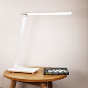 LUKE WHITE - Touch Dimming LED Lamp with USB Port