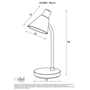 MACCA WHITE - LED Desk Lamp