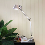 FORMA LAMP SILVER - Retro Styled Adjustable Task Lamp Silver