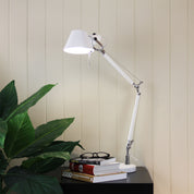 FORMA LAMP WHITE - Retro Styled Adjustable Task Lamp White
