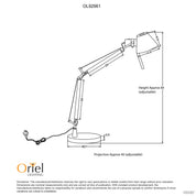 FORMA LAMP BLACK - Retro Styled Adjustable Task Lamp Black