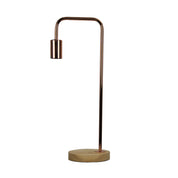 LANE COPPER - Scandi Table Lamp Copper with Timber