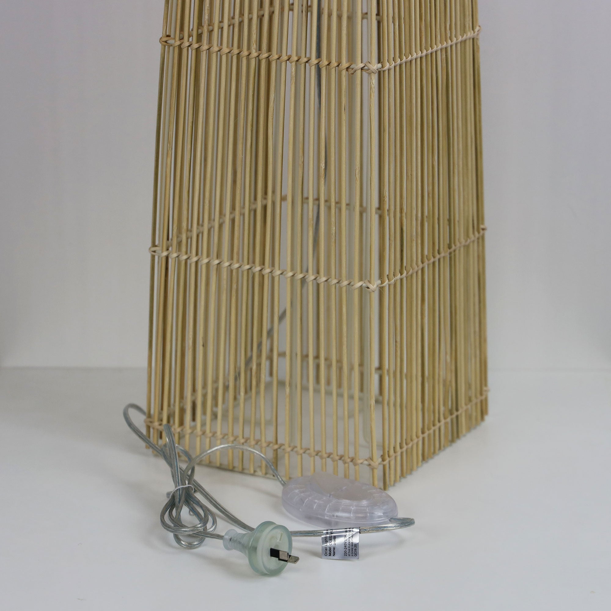 JAMBI - Rattan Cane Floor Lamp
