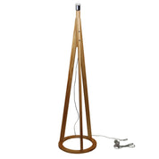 STABB FLOOR LAMP - Natural Timber base only E27