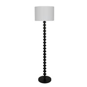 SPINDLE BLACK - Floor Lamp with Shade