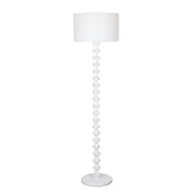 SPINDLE WHITE - Floor Lamp with Shade