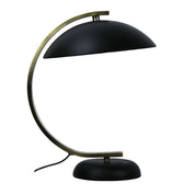 DECO ANTIQUE BRASS - Black Antique Brass Table Lamp