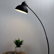 LAGO BLACK - Black Floor Lamp