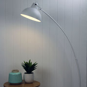 LAGO WHITE - White floor lamp