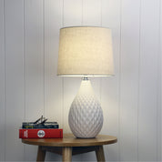 DANU - Ceramic Table Lamp with Shade