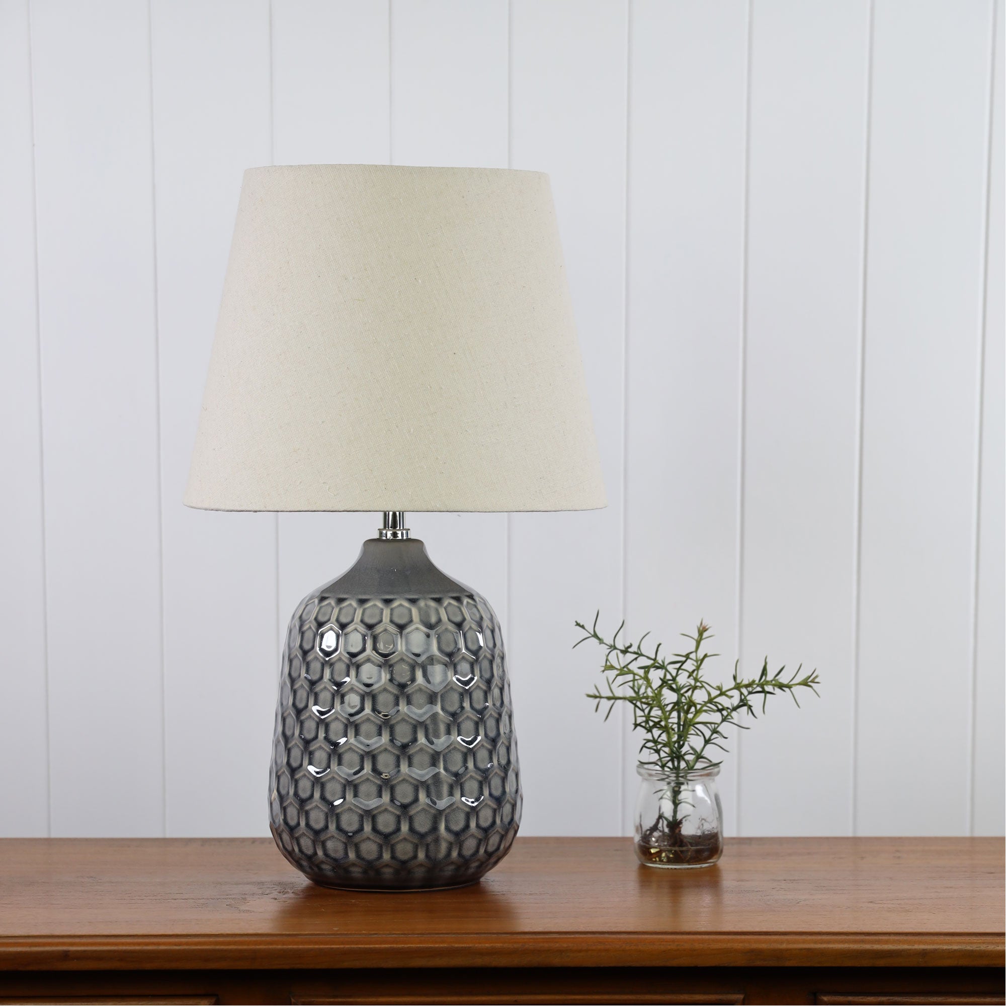 DARIA - Ceramic Table Lamp with Shade