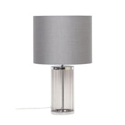 NIZIO GREY - Smoke Glass Table Lamp