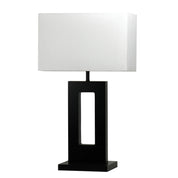 HABITAT LAMP BASE - Dark Stained Table Lamp Base Only E27