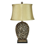 DONATI - Classically Styled Table Lamp with Harp Shade