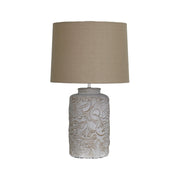 ANDORRA - Romantic Embossed Floral Table Lamp
