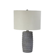 STRATA - Textured Lamp with Harp Shade