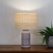 STOTE - Textured Lamp with Harp Shade