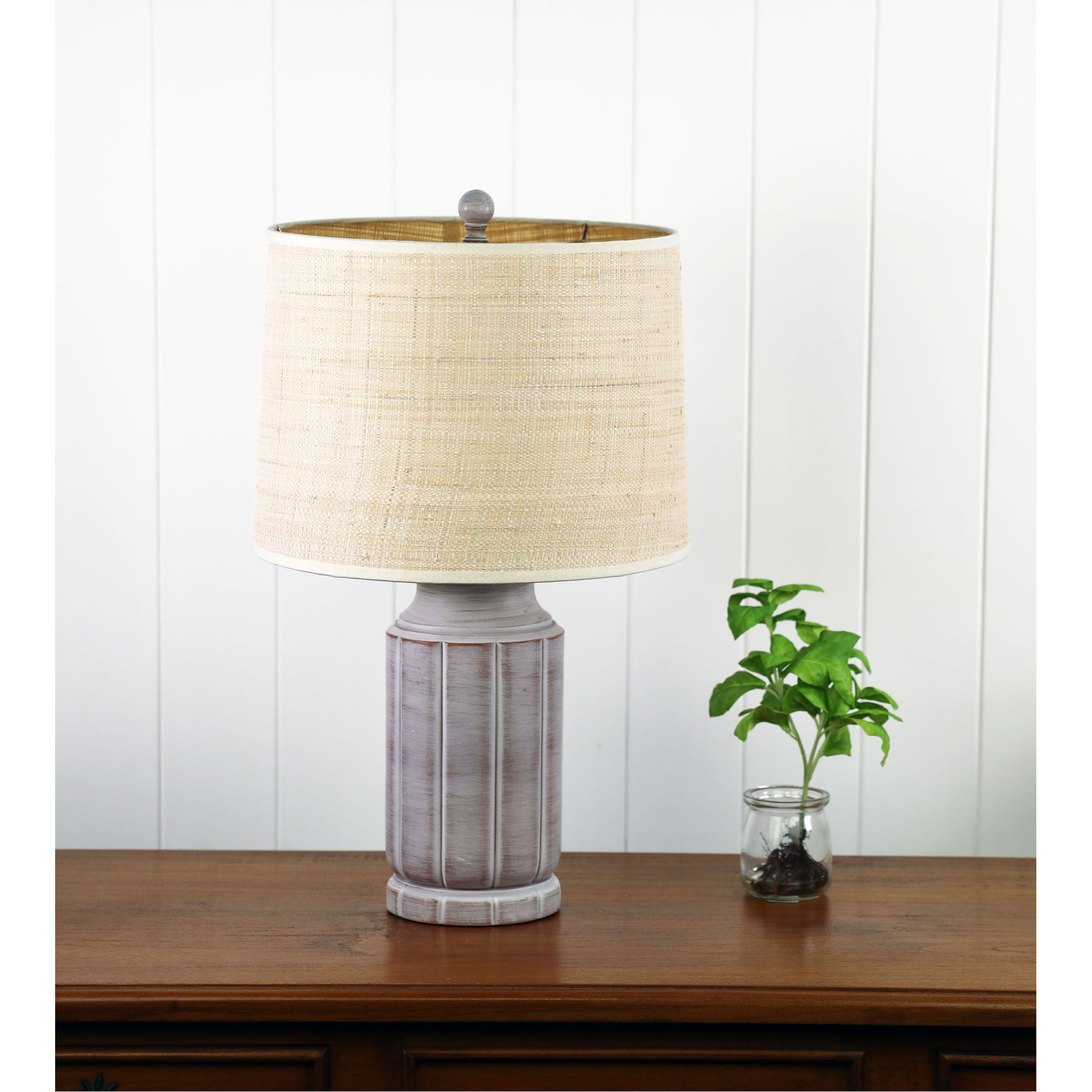 STOTE - Textured Lamp with Harp Shade