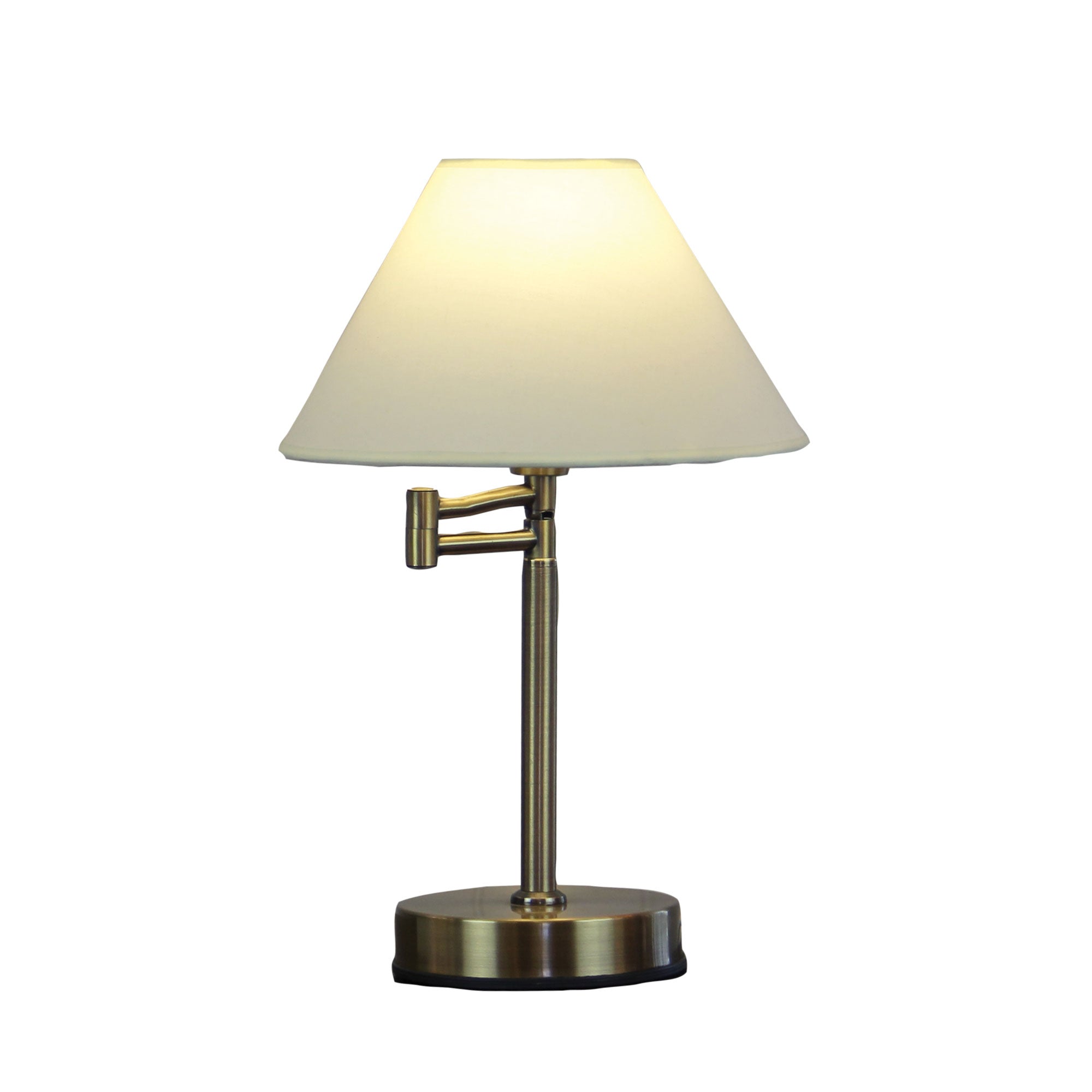 ZOE ANTIQUE BRASS - ON-OFF Touch Lamp Antique Brass