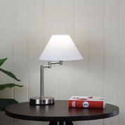 ZOE BRUSHED CHROME - ON-OFF Touch Lamp Brushed Chrome