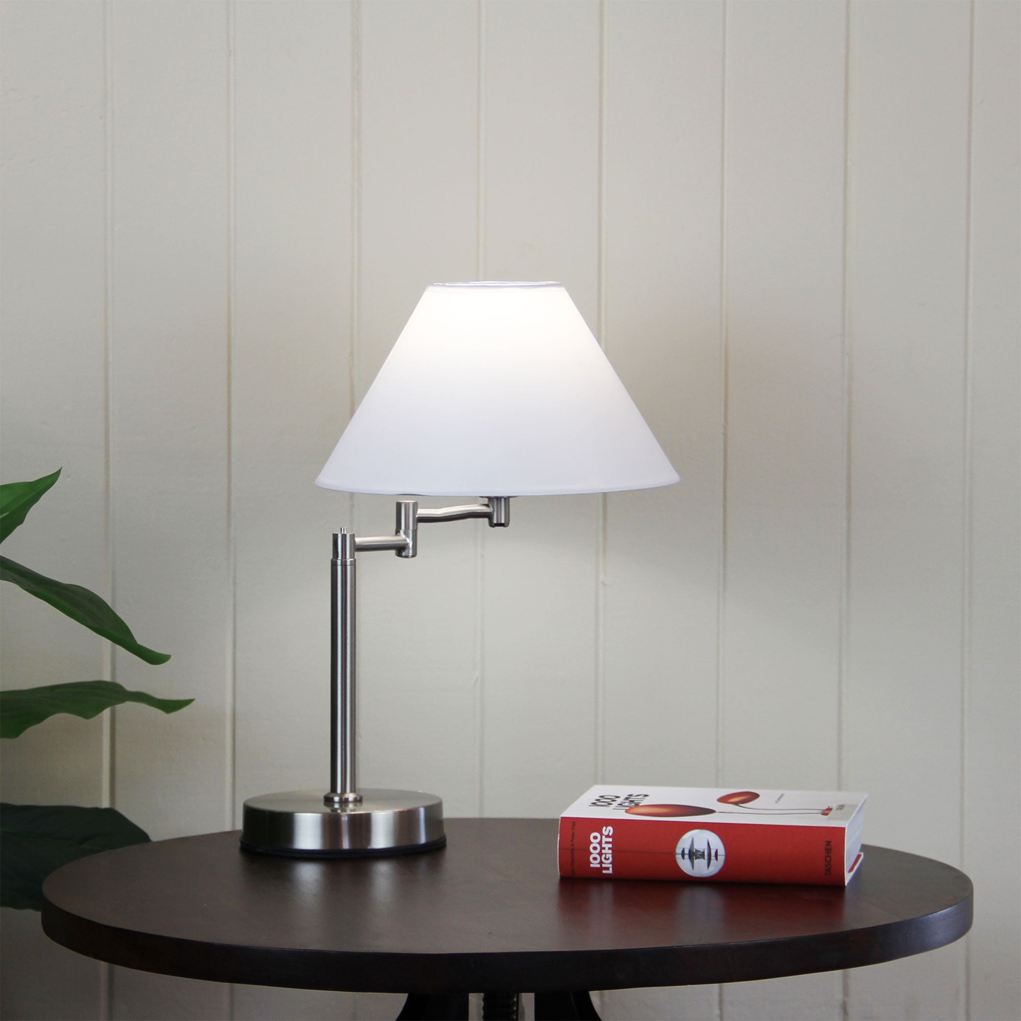 ZOE BRUSHED CHROME - ON-OFF Touch Lamp Brushed Chrome