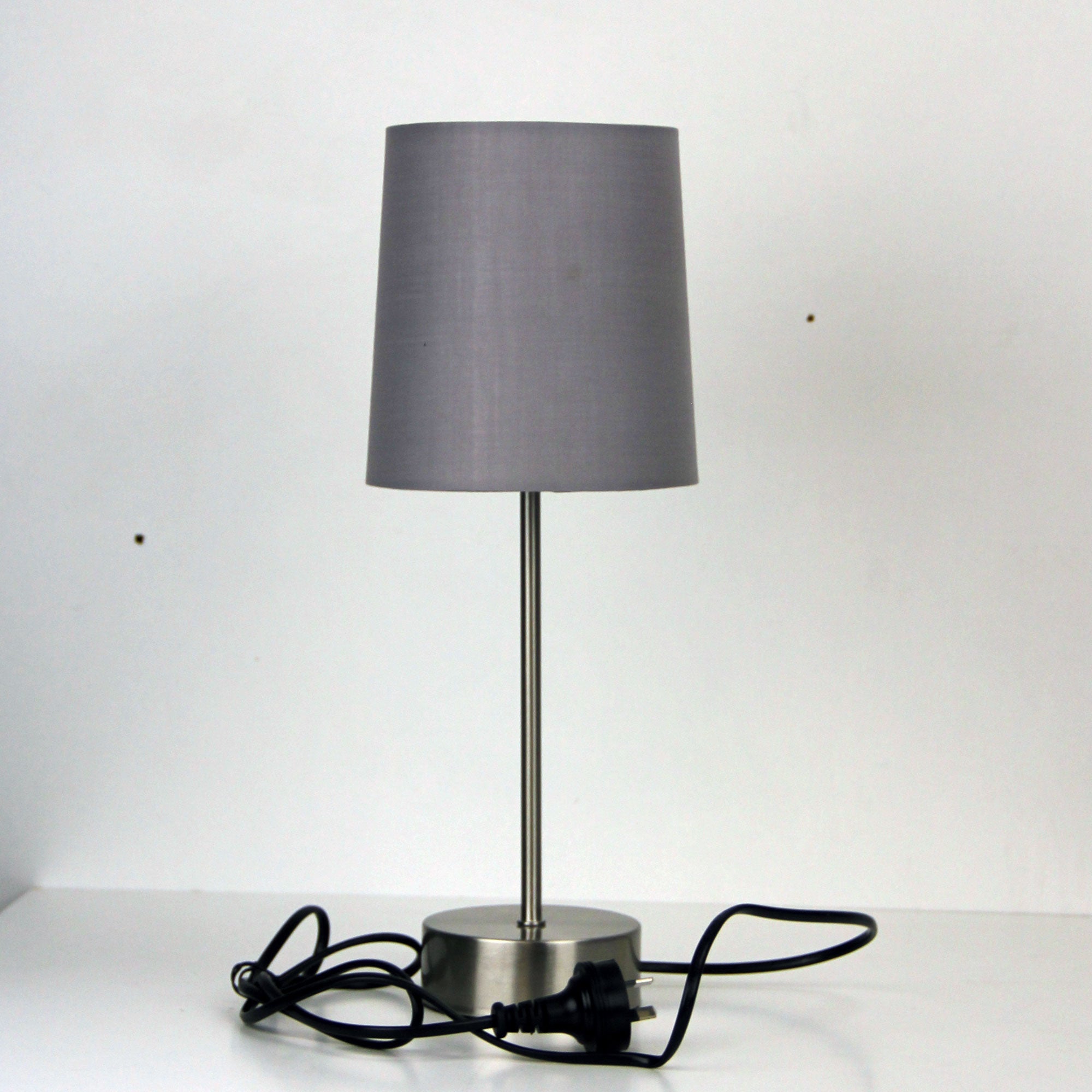 LANCET GREY - ON-OFF Touch Lamp Grey Shade