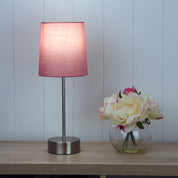 LANCET PINK - ON-OFF Touch Lamp Pink Shade