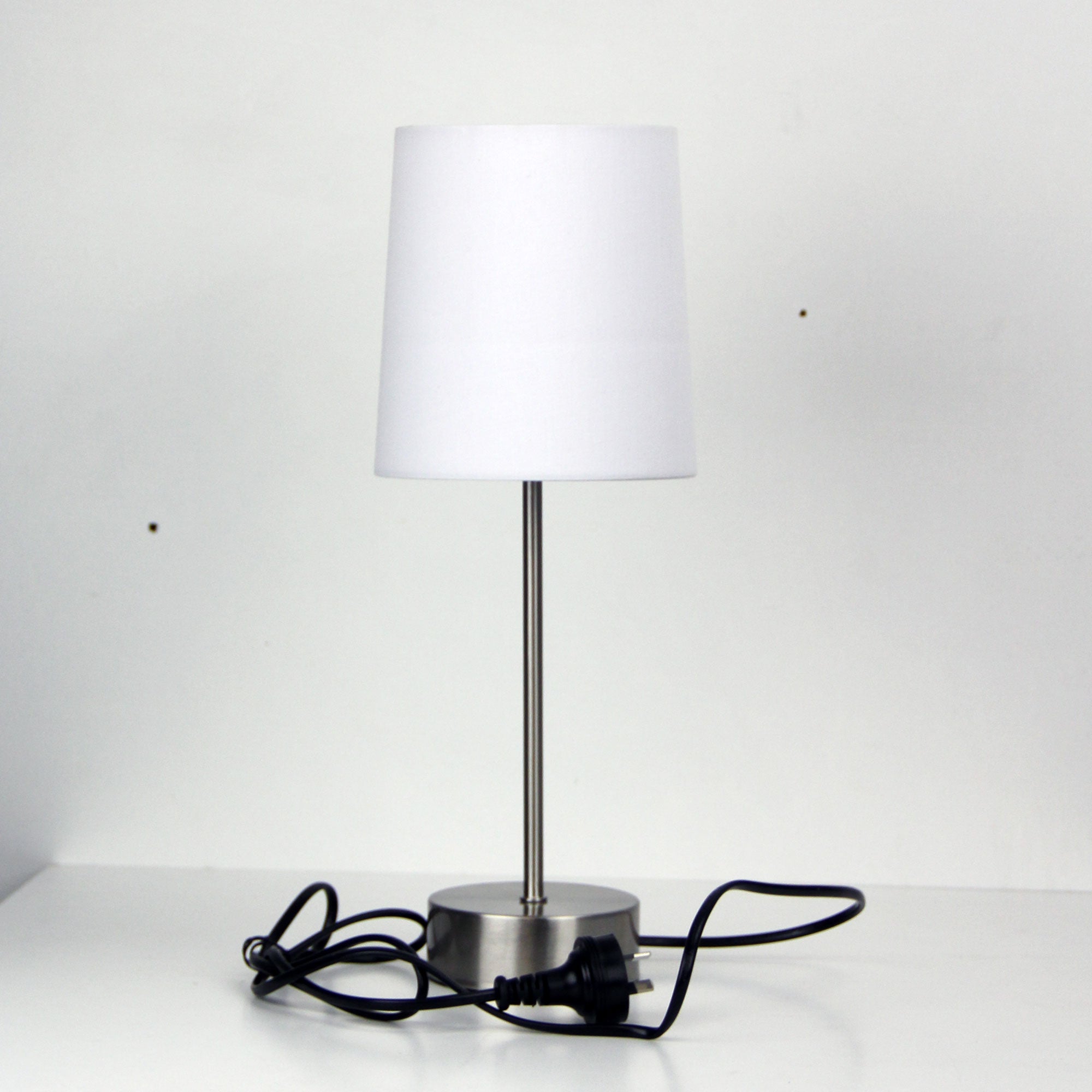 LANCET WHITE - ON-OFF Touch Lamp White Shade