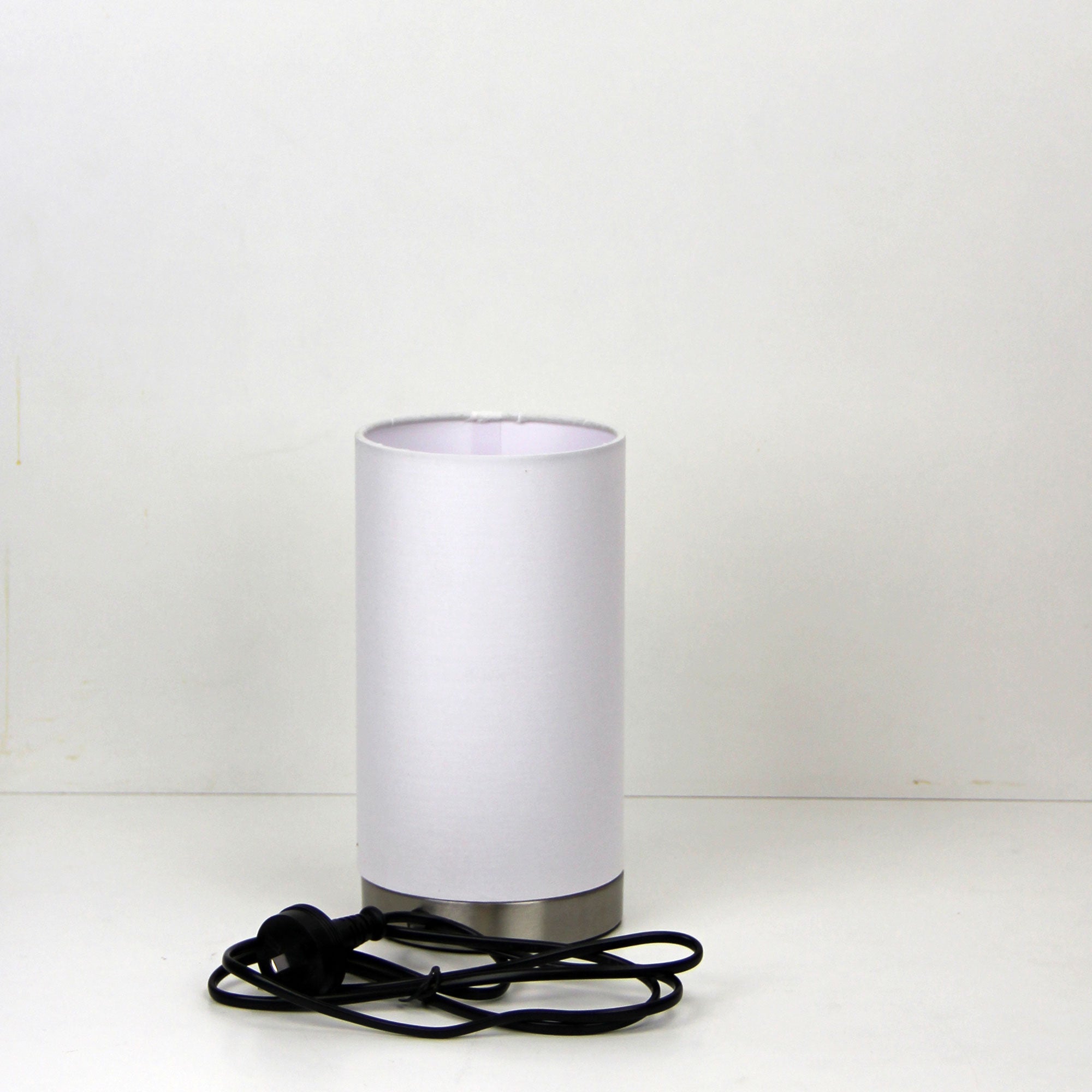 MANTEL WHITE - ON-OFF Touch Lamp White Shade