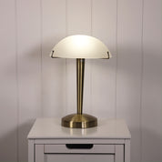 RUBY ANTIQUE BRASS - ON-OFF Antique Brass Touch Lamp